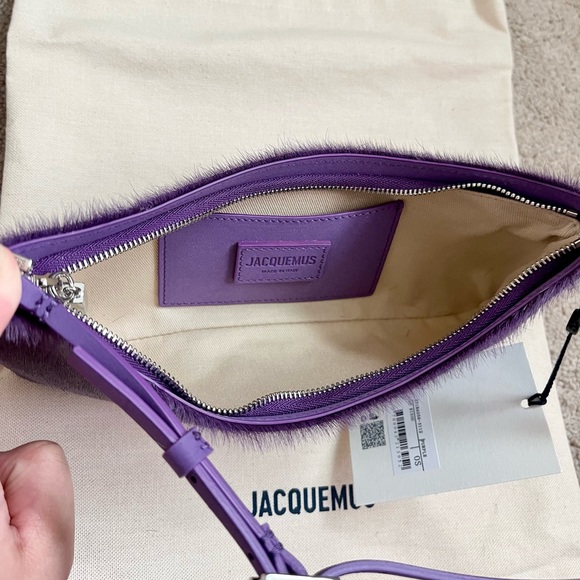 ❌❌ SOLD ❌❌💜JACQUEMUS- Purple Le Raphia ‘Le Bisou’ Bag - Picture 8 of 10